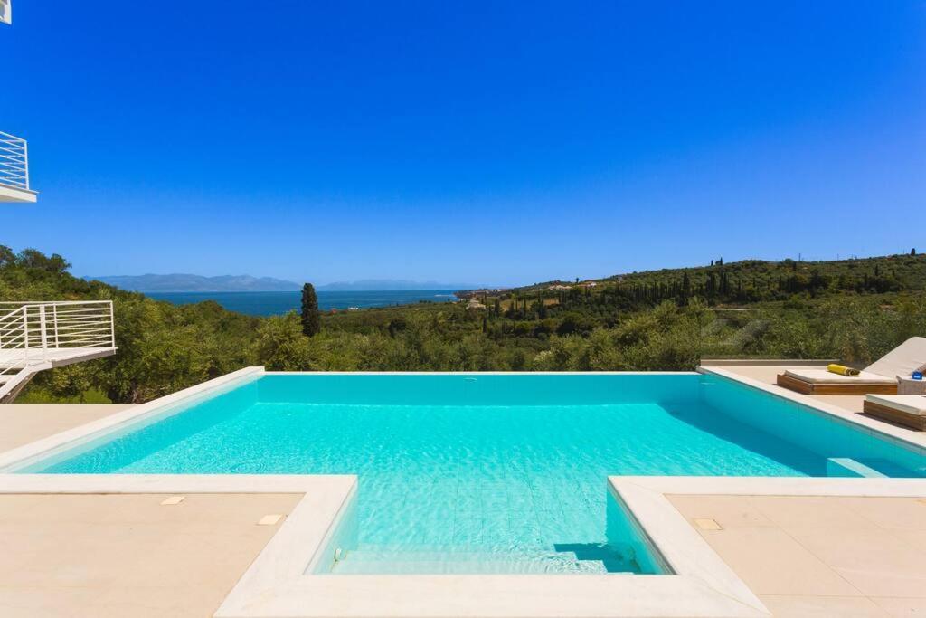 Koroni - Villa Merkouri - Entire Villa With Panoramic View Exterior photo